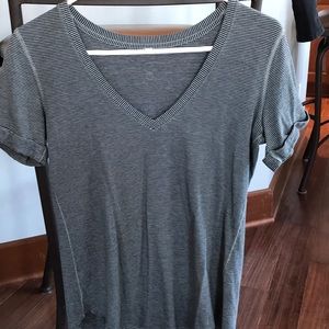 Lululemon short sleeve striped tee